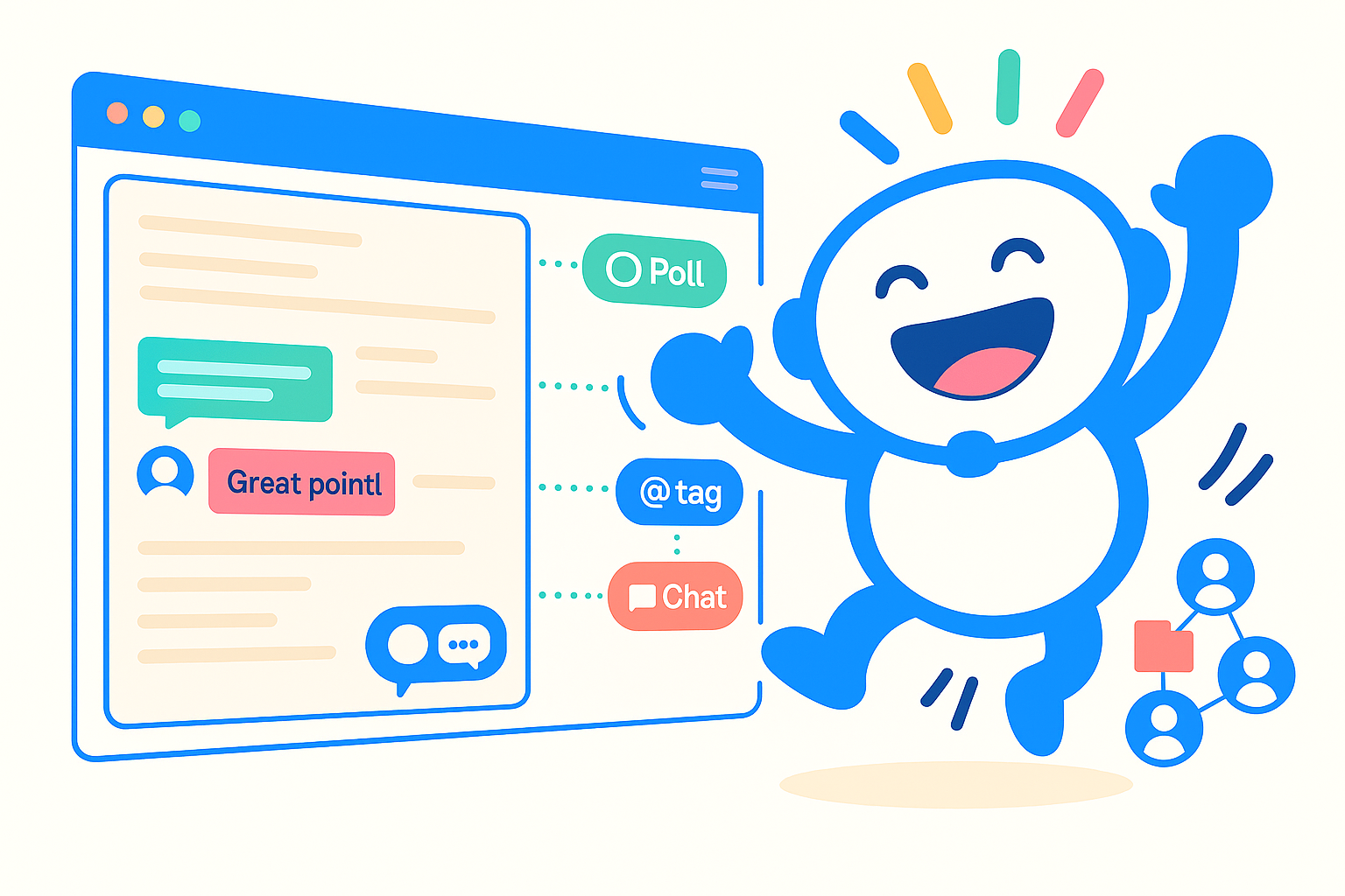 Social AI Web Layer, Workspace, and API